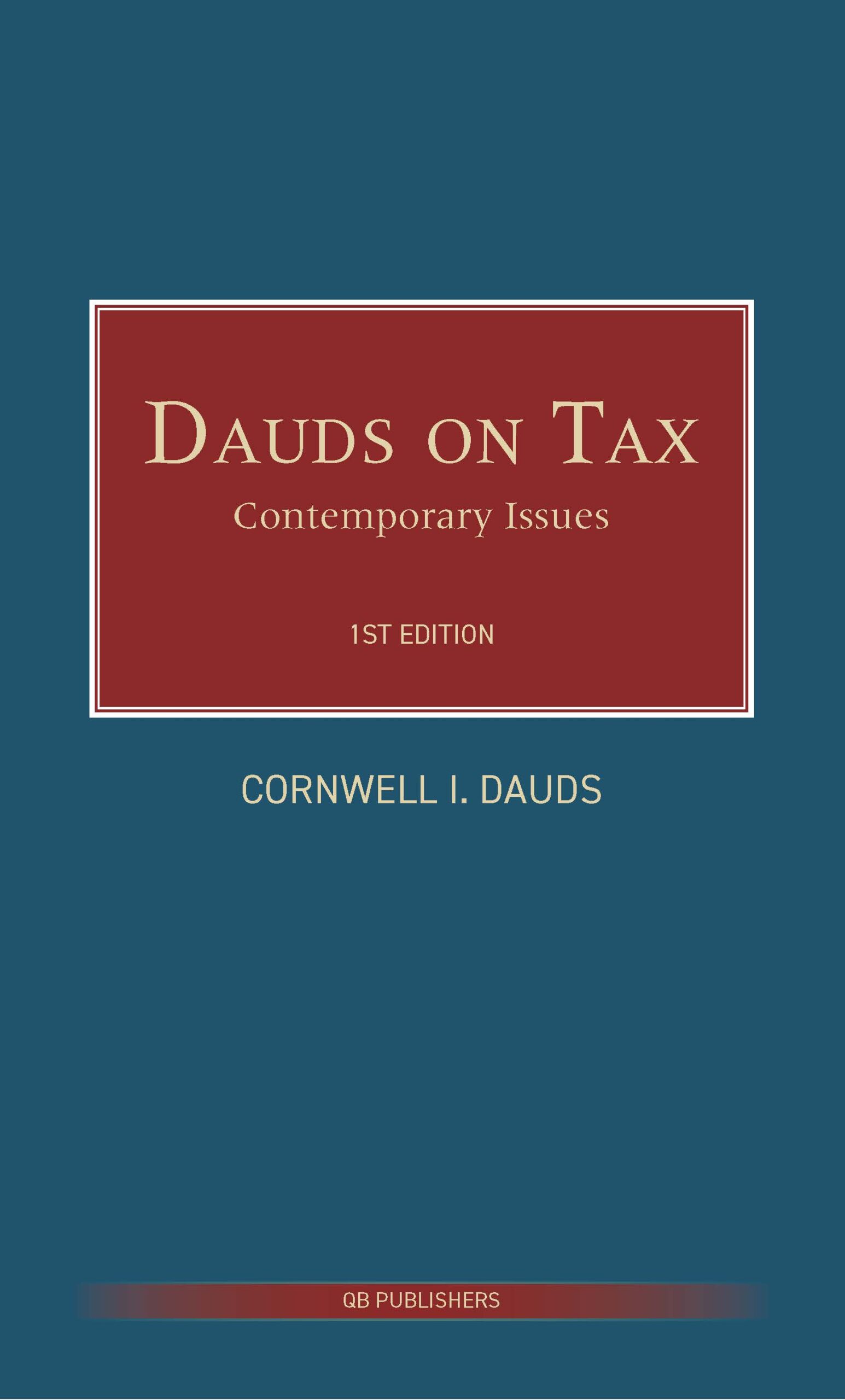 DAUDS ON TAX_261020 Cover page for tax advisory Dauds Advisory tax policy and strategy publication